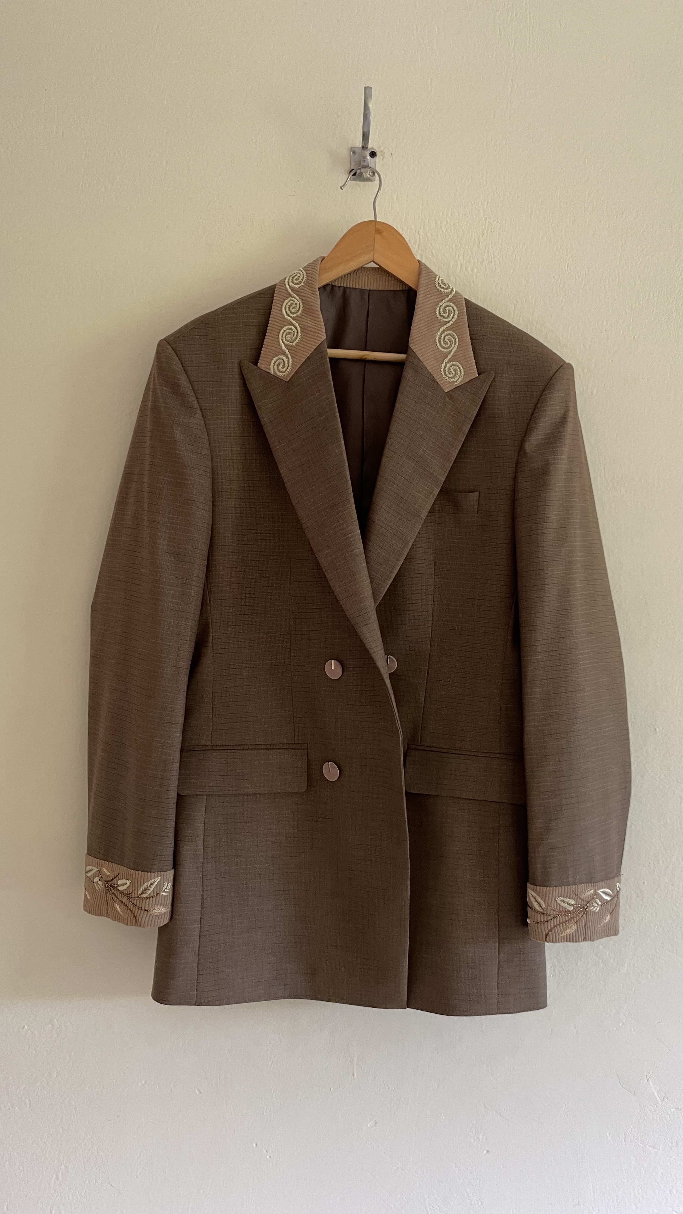 The Spiral — brown blazer