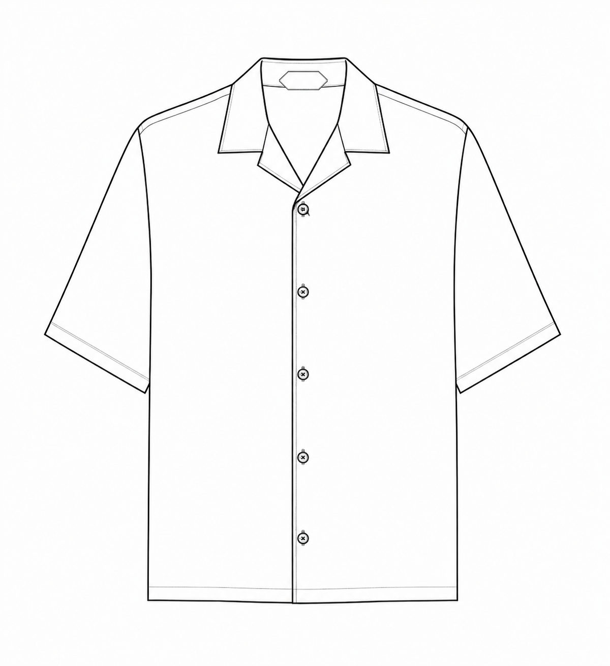 Camp Collar Short Sleeve