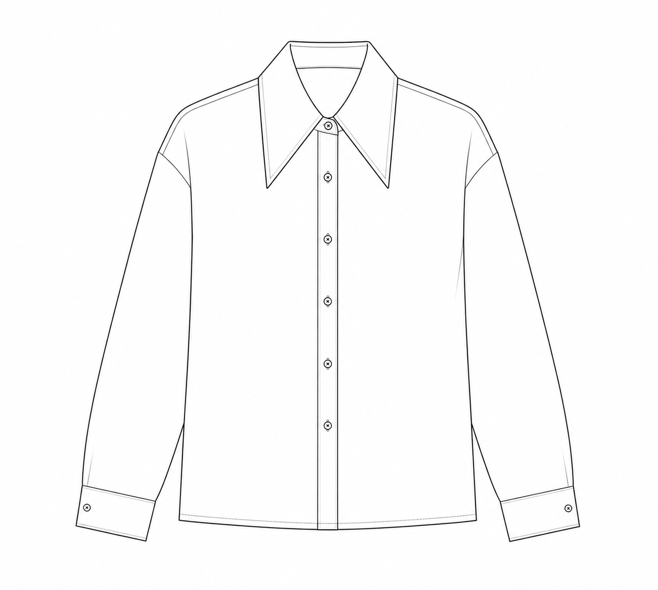 Long Sleeve Pointed